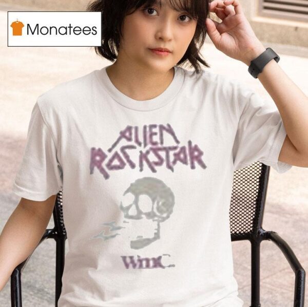 Wmc X Jooyeon Alien Rockstar Skull T Shirt