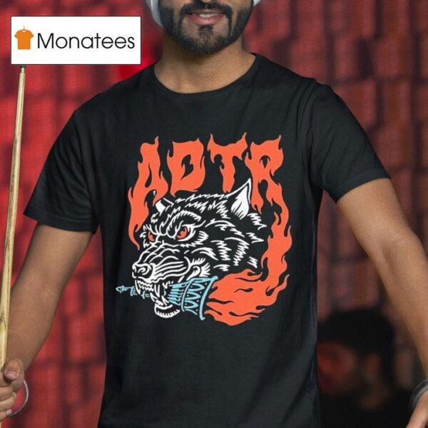 A Day To Remember Torch Wolf T Shirt