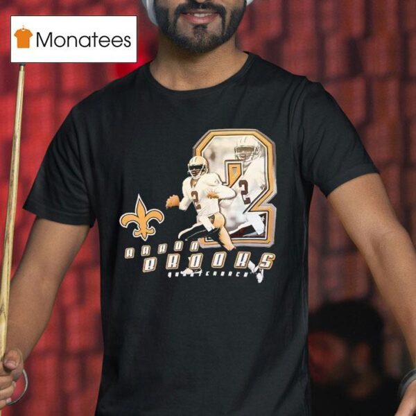 Aaron Brooks Quarterback New Orleans Saints Football T Shirt