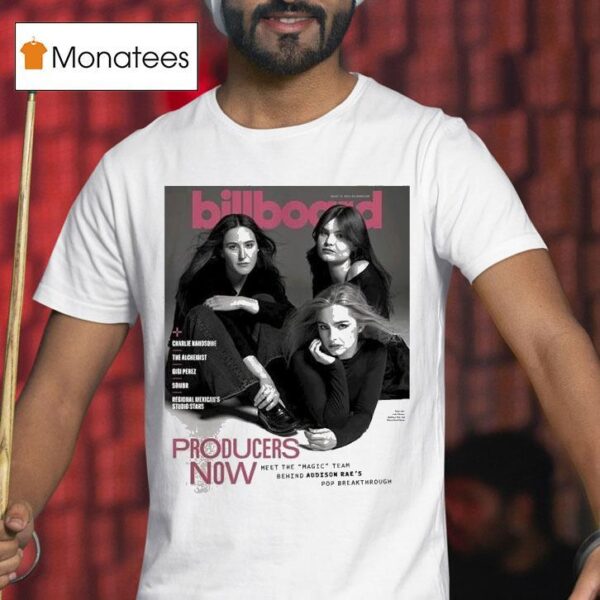 Addison Rae Billboard Magazine Cover At August In Producers Now Pop Breakthrough Photography T Shirt
