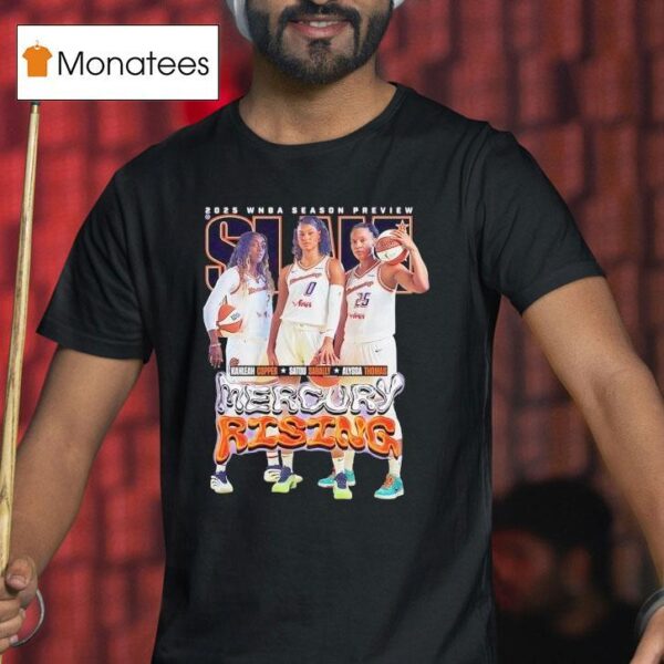 Alyssa Thomas Kahleah Copper And Satou Sabally Slam Wnba Season Preview Phoenix Mercury T Shirt