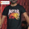 Angry Runs Nfl Tour Helmet Skull Flames T Shirt