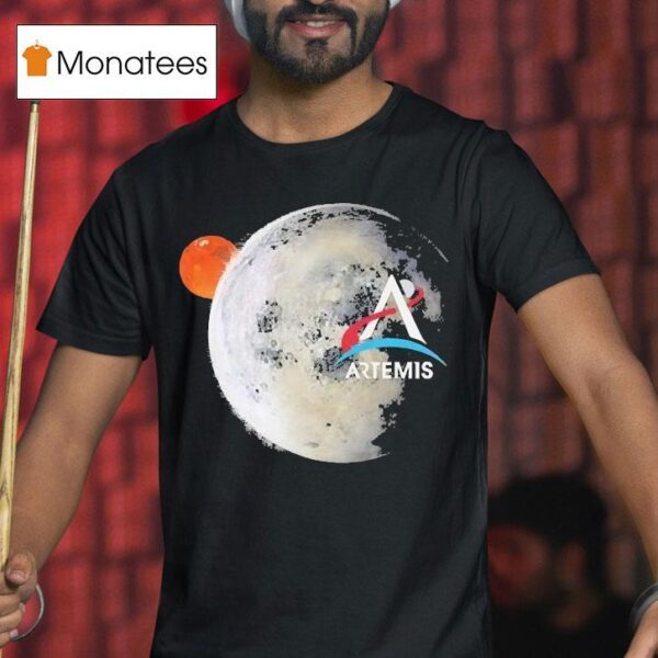 Artemis Moon And Mars T Shirt
