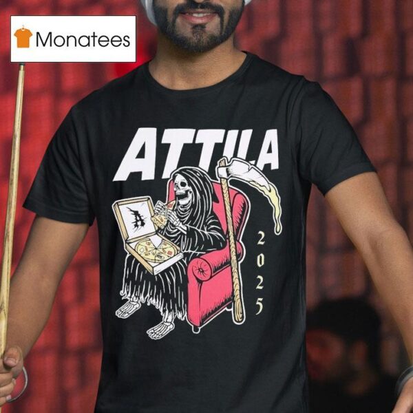 Attila Pizza Grim Reaper Sofa T Shirt