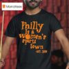Aubrey Plaza Wearing Philly Is A Women S Sports Town Est T Shirt