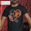 Baltimore Orioles Caring Hearts Nurse T Shirt