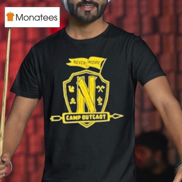 Barry Dort Wednesday Season Nevermore Camp Outcas T Shirt