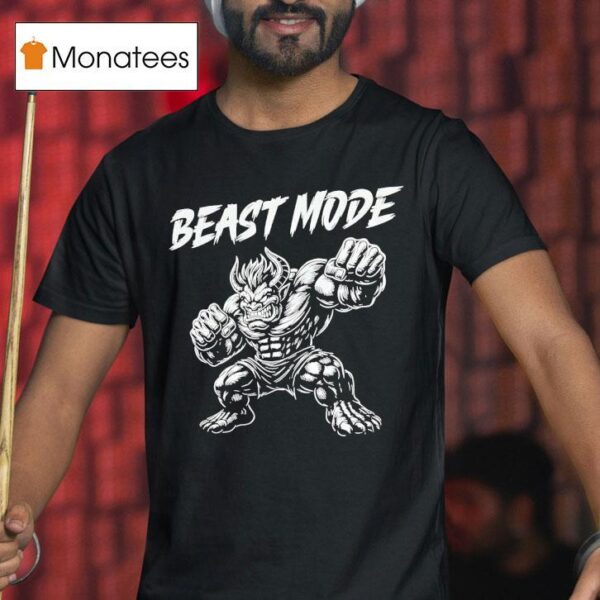 Beast Mode Muscled Bull T Shirt