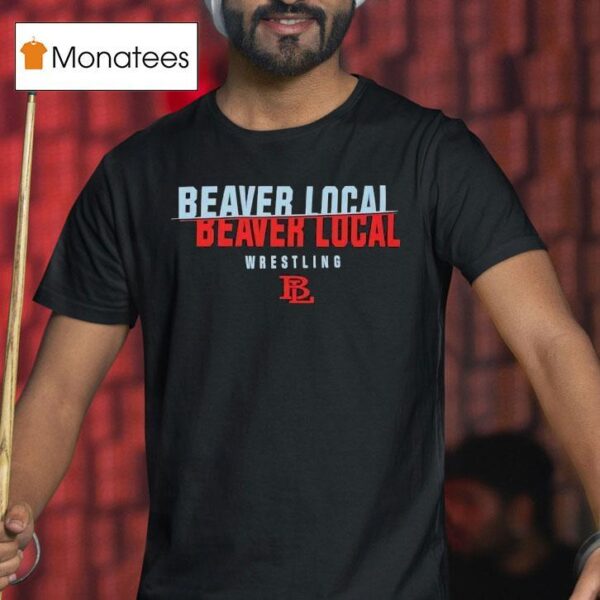 Beaver Local Wrestling Logo T Shirt