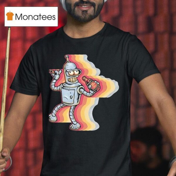 Bender From Futurama Sick Of Non Robots T Shirt