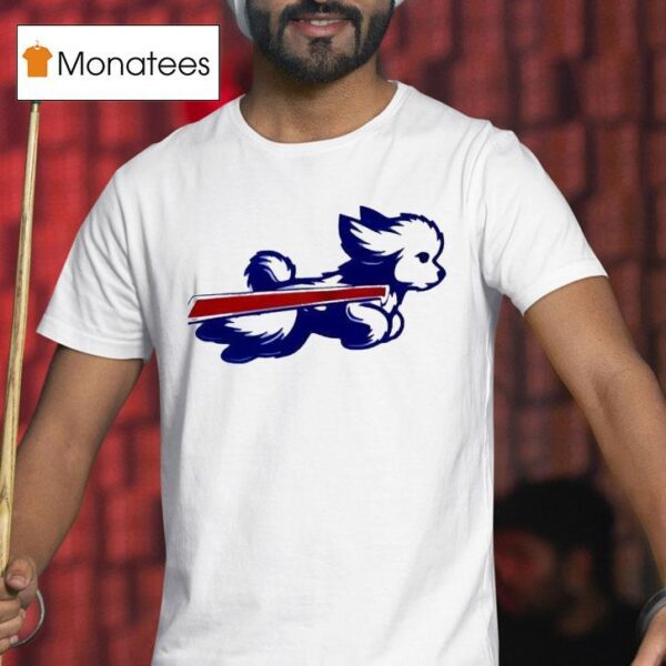 Bichon Fris Buffalo Bills Football Parody Logo T Shirt