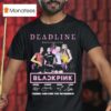 Blackpink Deadline World Tour Thank You For The Memories Signatures T Shirt