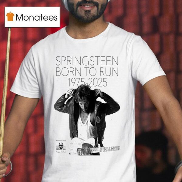 Bruce Springsn Th Anniversary Born To Run T Shirt