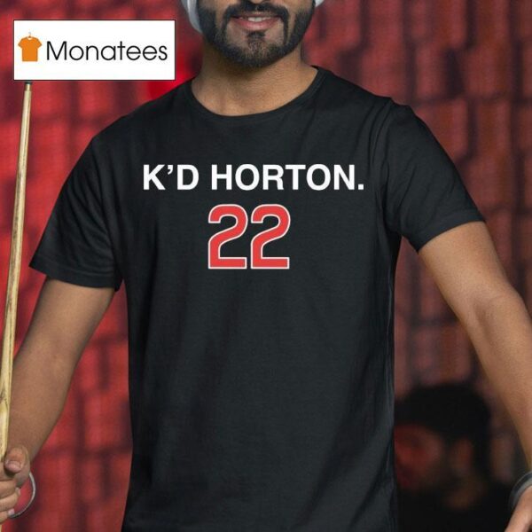 Cade Horton K D Horton Chicago Cubs T Shirt