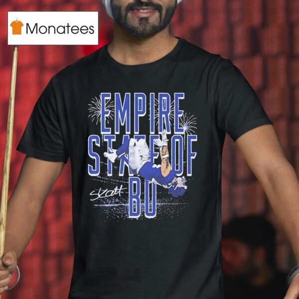 Cam Skattebo Empire State Of Bo New York Giants Football T Shirt