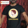 Caucasians Style Washington Commanders Logo Parody T Shirt