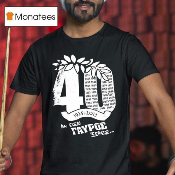 Celebrate Years T Shirt