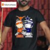 Charlie Brown Dallas Cowboys Vs Snoopy Texas Longhorns City Skyline T Shirt
