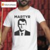 Charlie Kirk Martyr Portrai T Shirt