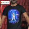 Corey Seager Texas Rangers Ten Years Of Mlb Service Major League Baseball September T Shirt