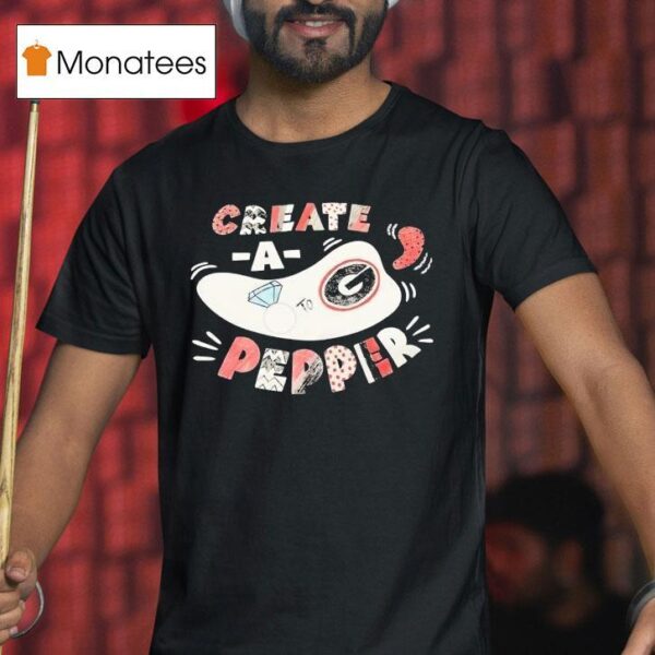 Create A Pepper To Georgia Bulldogs Logo T Shirt