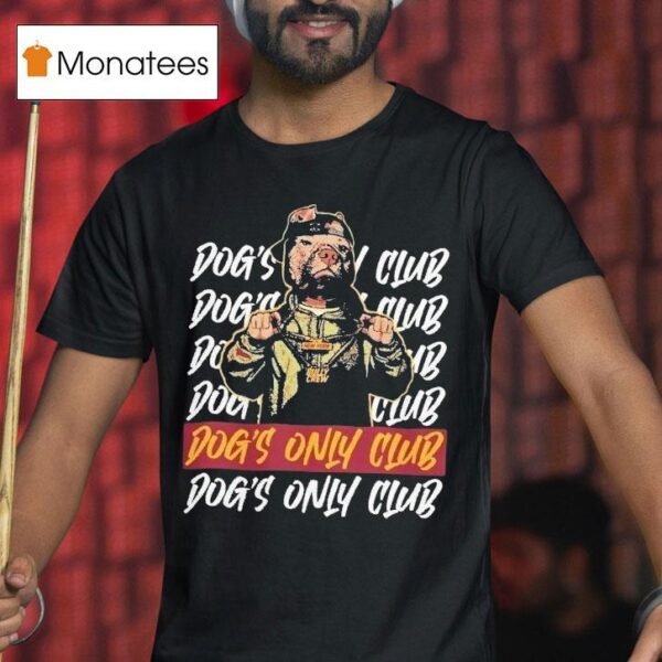 Dogs Only Club New York Bully Crew T Shirt