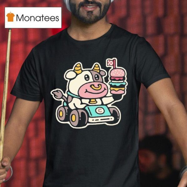 Drew Wise Fast Food Cow T Shirt