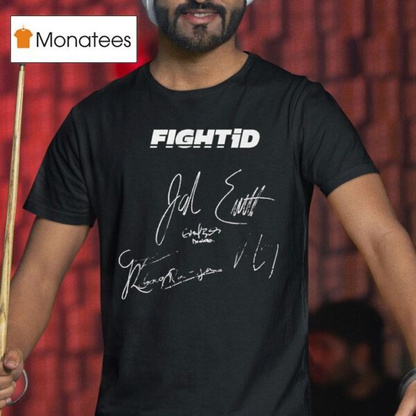 Fightid Emmett Luwue Pantoja Rodrigues And Burns Ufc Signatures T Shirt