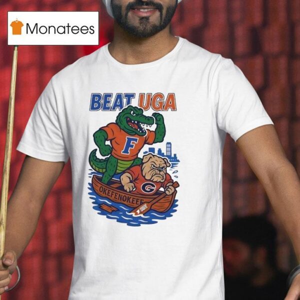 Florida Gators Beat Uga Georgia Bulldogs Okefenokee T Shirt