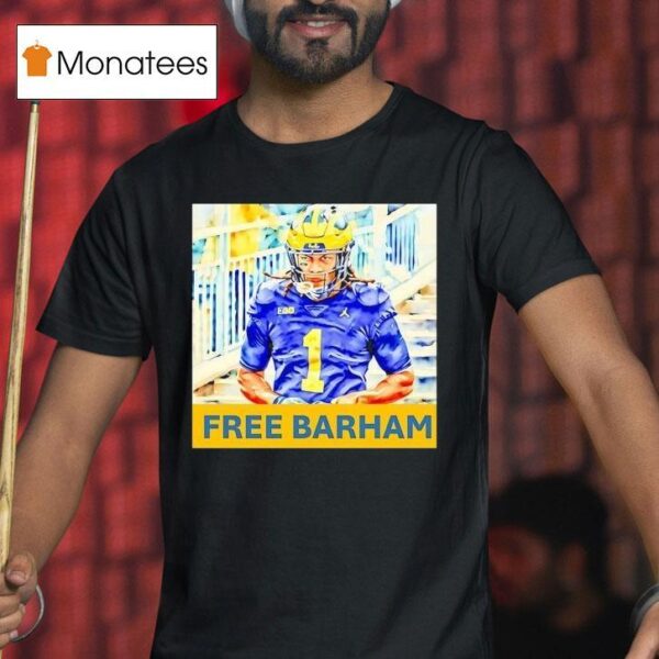 Free Jaishawn Barham Michigan Wolverines Football T Shirt