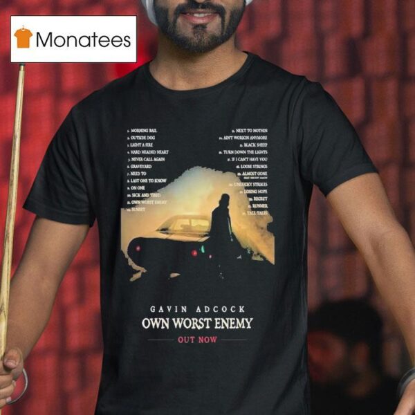 Gavin Adcock Own Worst Enemy Album T Shirt