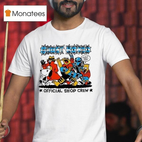 Ghost Bondgo Show Crew Cartoon Characters T Shirt