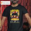 Green Day Anniversary Years Thank You For The Memories Signatures T Shirt
