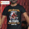 Halloween Hellooween Very Special Guest Beast In Black Years Anniversary Tour Europe T Shirt