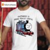 Happiness Is Being Really Useful Style Thomas And Friends X Snoopy T Shirt