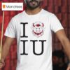 Indiana Hoosiers I Heart Iu Bison T Shirt