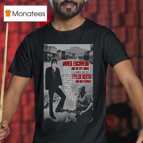 Javier Escovedo And The City Lights Summer Tour T Shirt