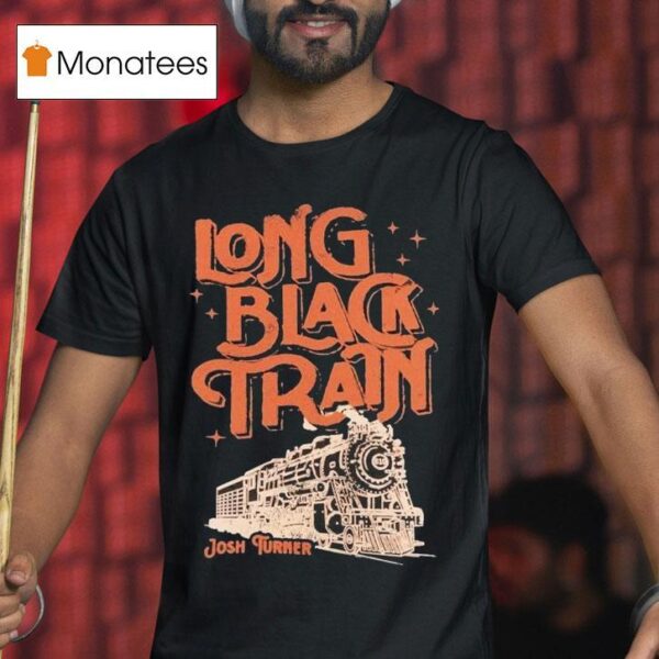Josh Turner Long Black Train T Shirt