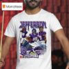 Justin Jefferson Planet Euphoria Baltimore Ravens T Shirt