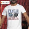 Kansas Jayhawks Vs Cincinnati Bearcats Football Helmet T Shirt