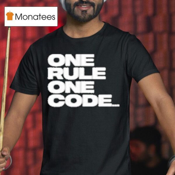 Kevin Ross One Rule One Code T Shirt
