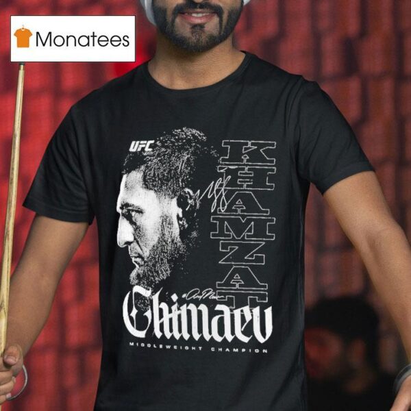 Khamzat Chimaev Ufc Andnew World Men S Middleweight Champion T Shirt