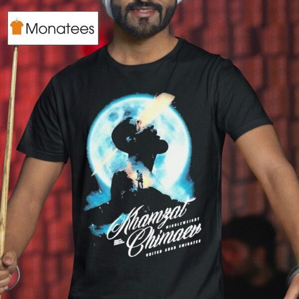 Khamzat Chimaev Ufc Middleweight Moon T Shirt
