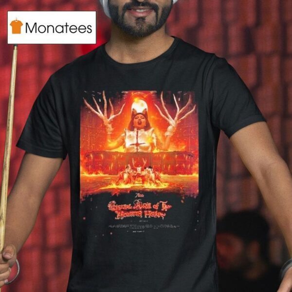 Lady Gaga The Mayhem Ball The Art Of Personal Chaos Act Finale Eternal Aria Of The Monster Hear T Shirt