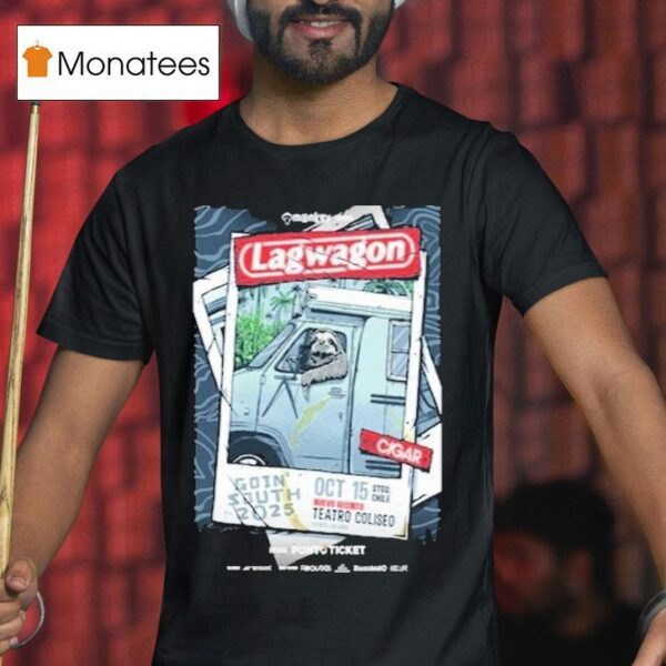 Lagwagon October Santiago De Chile Tour T Shirt