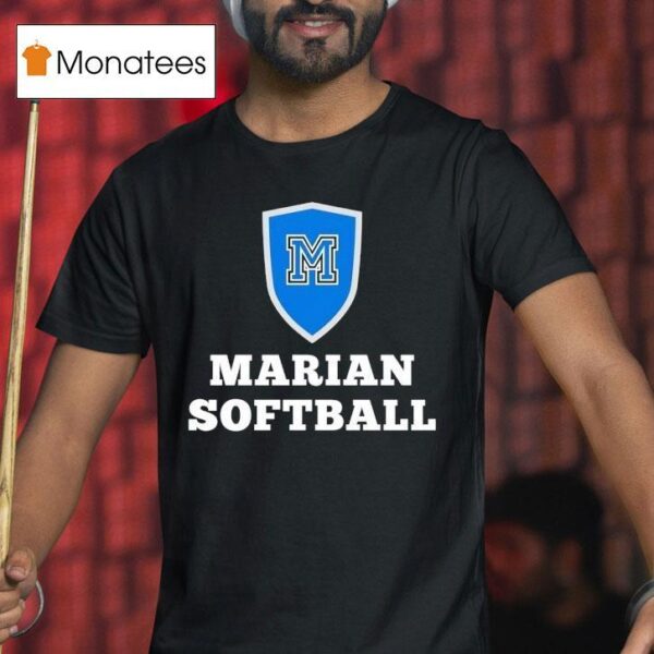 Marian Softball Logo T Shirt