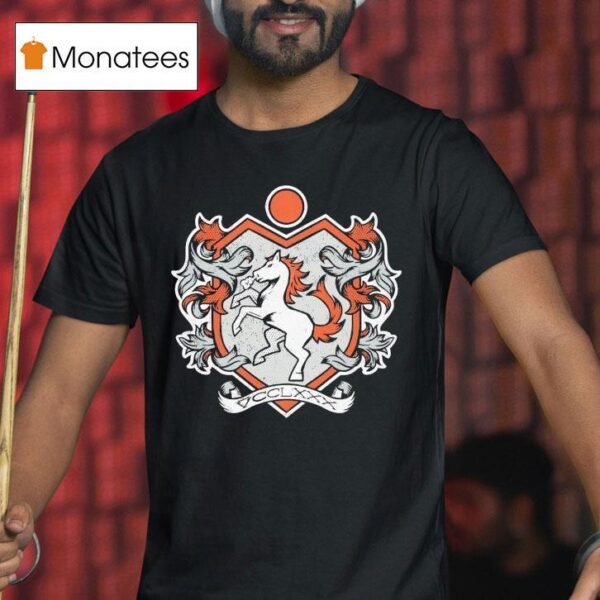 Medieval Shield Denver Broncos T Shirt