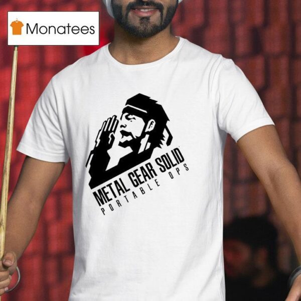 Metal Gear Solid Portable Ops T Shirt