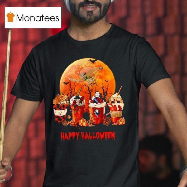 Miami Dolphins Happy Halloween Coffee T Shirt