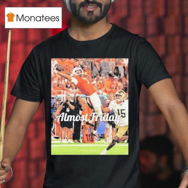 Miami Hurricanes Vs Notre Dame Fighting Irish Almost Friday Miami Catch T Shirt